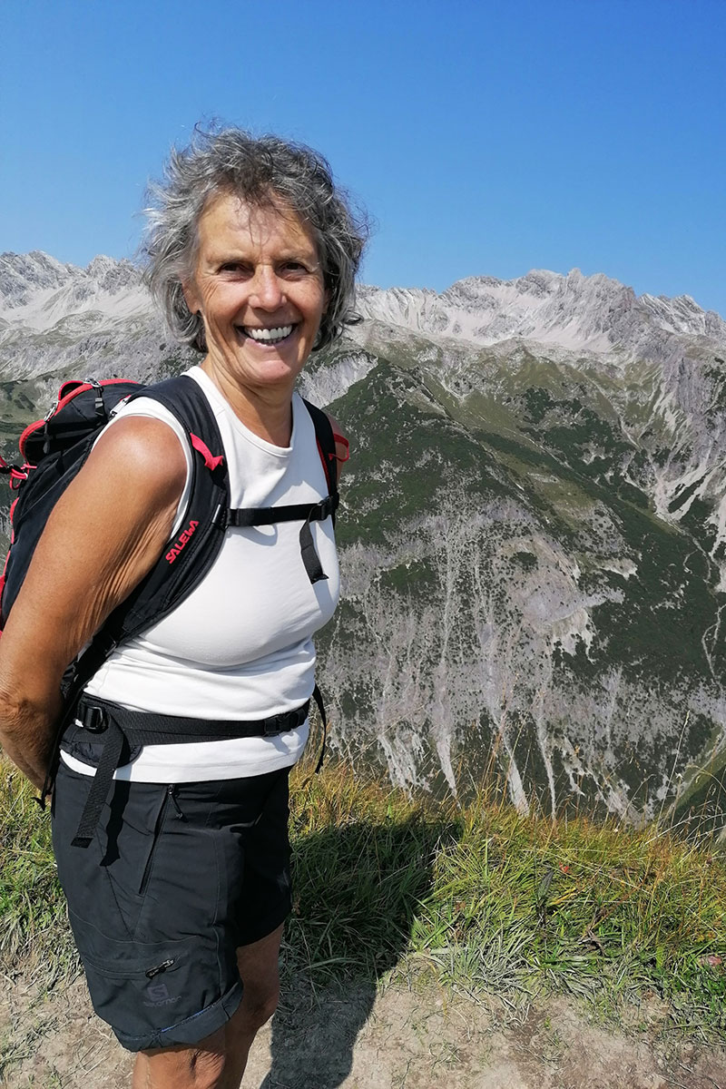 Die Österreicherin Evelyn Friedle aus Häselgehr im Tiroler Lechtal hat die Weitwanderung auf dem Lechweg schon zweimal auf eigene Faust unternommen.